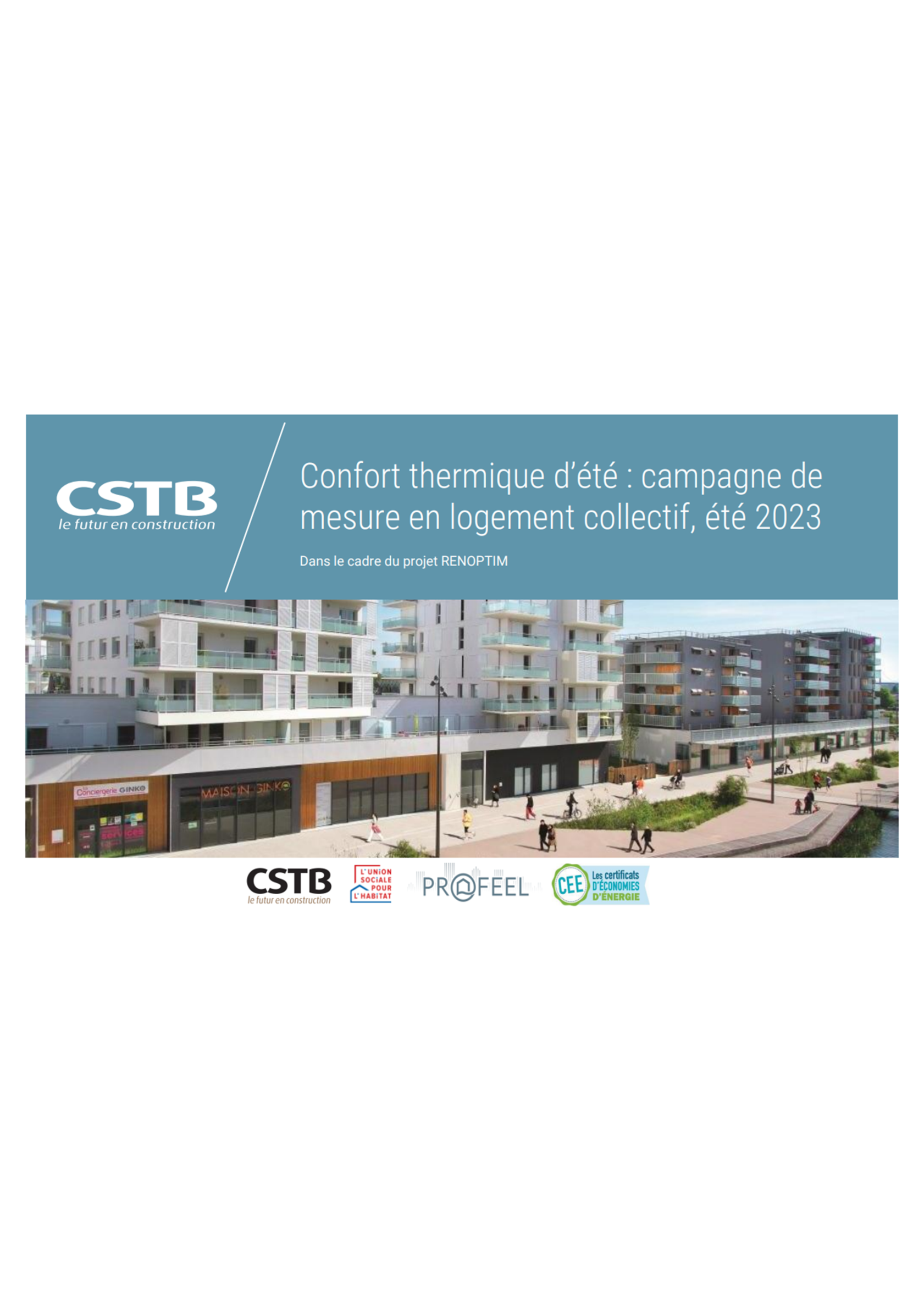 Mesure in situ du confort d’été de PROFEEL - Page 1