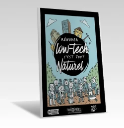 Bande dessinée de sensibilisation au low-tech en rénovation de PROFEEL - Miniature Page 1