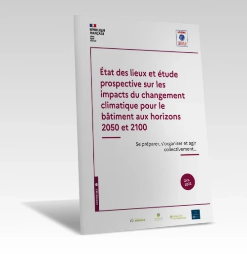 État des lieux et étude prospective sur les impacts du changement climatique pour le bâtiment aux horizons 2050 et 2100 de PROFEEL - Miniature Page 1