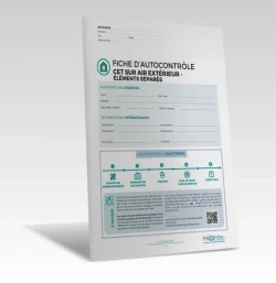 Fiche Autocontrôle CET sur air extérieur - Éléments séparés de PROFEEL - Miniature Page 1