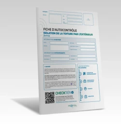 Fiche Autocontrôle Isolation extérieure en toiture (Sarking) de PROFEEL - Miniature Page 1
