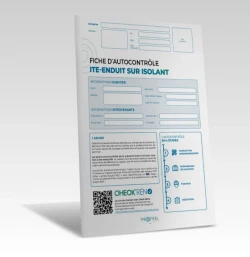 Fiche Autocontrôle - Isolation ITE - Enduit sur isolant de PROFEEL - Miniature Page 1