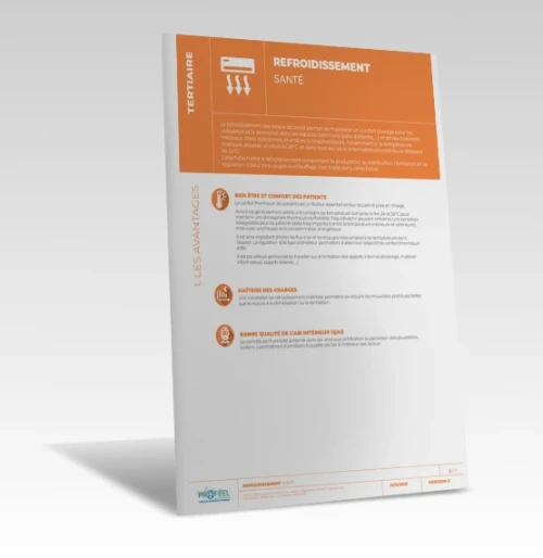 Fiche Solution PROFEEL - Locaux Santé - Refroidissement des locaux de PROFEEL - Miniature Page 1