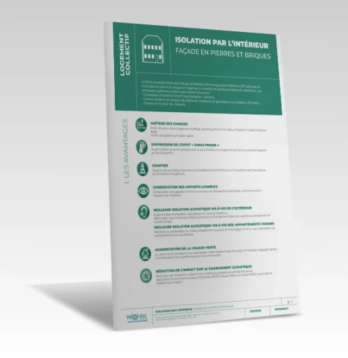 Fiche Solution PROFEEL - Logement collectif - ITI sur mur pierres, briques et moellons de PROFEEL - Miniature Page 1