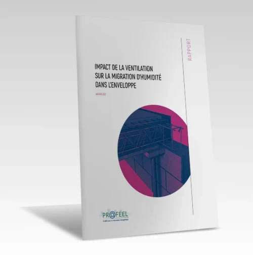 IMPACT DE LA VENTILATION SUR LA MIGRATION D'HUMIDITE DANS L'ENVELOPPE de PROFEEL - Miniature Page 1