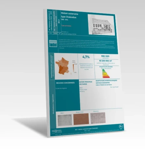 Maison autonome type Chalandon - B3.1 - Fiche RESTORE de PROFEEL - Miniature Page 1
