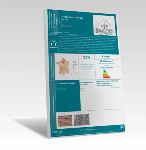 Maison type Loucheur - A5.1 - Fiche RESTORE de PROFEEL - Miniature Page 1