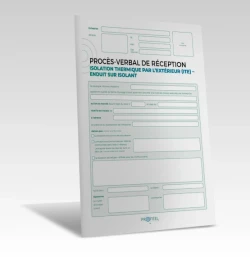 PV Réception travaux - Isolation thermique extérieur (enduit) de PROFEEL - Miniature Page 1