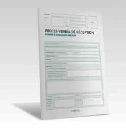 PV Réception travaux - Pompe à chaleur Air / Air de PROFEEL - Miniature Page 1