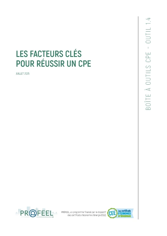 Les facteurs clés pour réussir un CPE de PROFEEL - Miniature Page 1