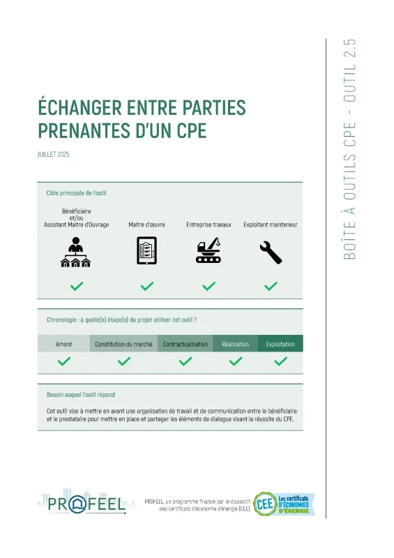 Echanger entre parties prenantes d'un CPE de PROFEEL - Page 1 Echanger entre parties prenantes d'un CPE de PROFEEL - Miniature Page 1