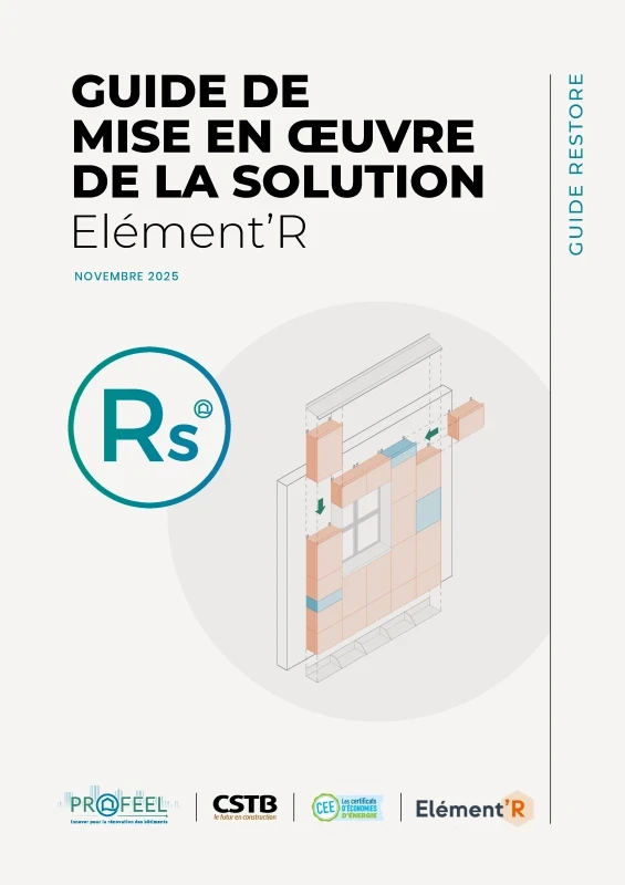 RESTORE - Guide de mise en œuvre - Solution Elément'R de PROFEEL - Page 1 RESTORE - Guide de mise en œuvre - Solution Elément'R de PROFEEL - Miniature Page 1