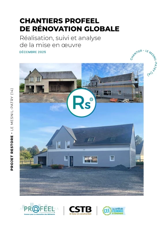 Fiche chantier de rénovation globale à Mesnil-Patry (14) Réalisation, suivi et analyse de la mise en œuvre de PROFEEL - Miniature Page 1