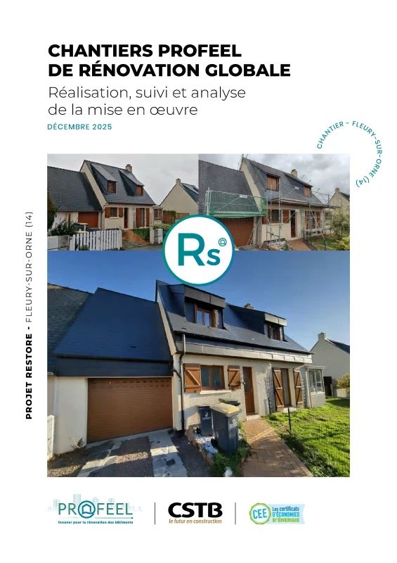 Fiche chantier de rénovation globale à Fleury (14) Réalisation, suivi et analyse de la mise en œuvre de PROFEEL - Miniature Page 1