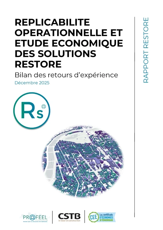 Réplicabilité opérationnelle et étude économique des solutions RESTORE - Bilan des retours d'expérience de PROFEEL - Miniature Page 1