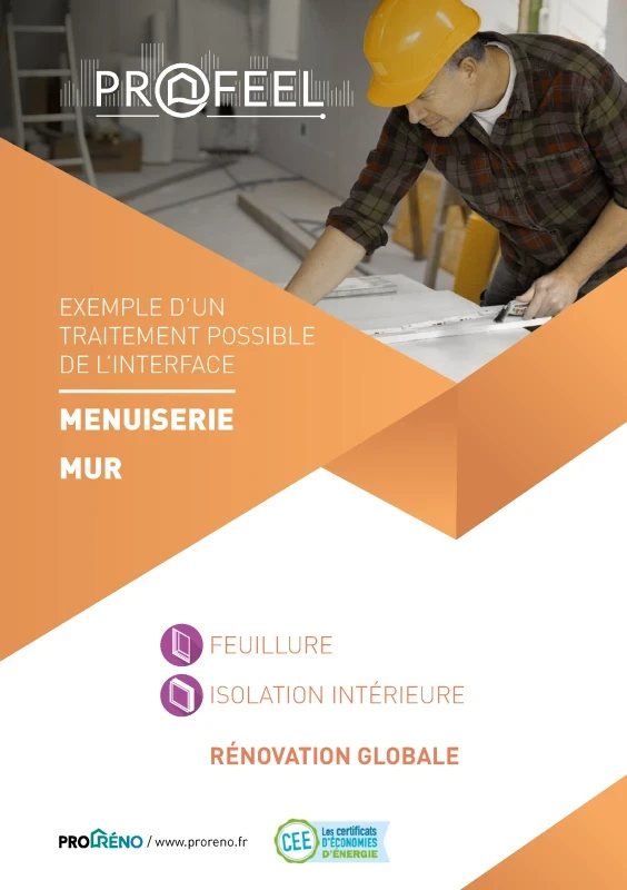 Calepin Interface | Menuiserie en feuillure / Mur isolé par l'intérieur - Rénovation globale de PROFEEL - Page 1 Calepin Interface | Menuiserie en feuillure / Mur isolé par l'intérieur - Rénovation globale de PROFEEL - Miniature Page 1