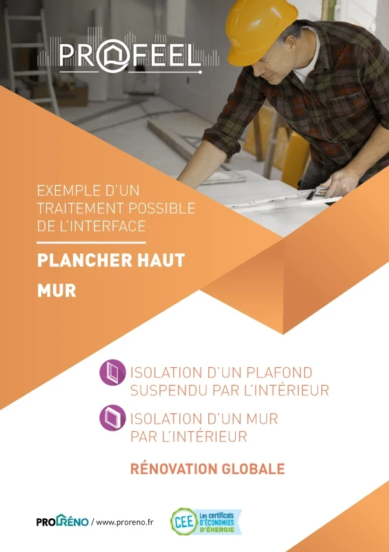 Calepin Interface | Plafond suspendu et mur isolé par l'intérieur (ITI) - Rénovation globale de PROFEEL - Miniature Page 1