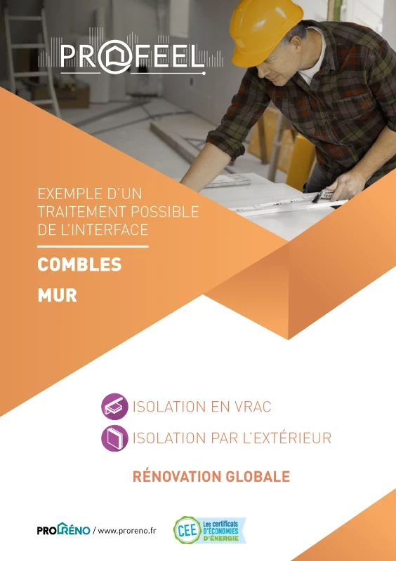 Calepin Interface | Combles perdus et mur gouttereau isolé par l’extérieur (ITE) - Rénovation globale de PROFEEL - Miniature Page 1