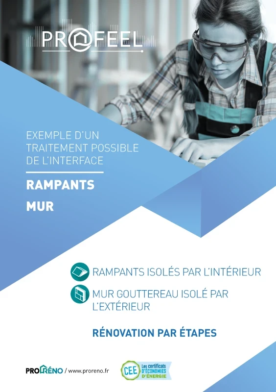 Calepin Interface | Rampants et mur gouttereau isolé par l’extérieur (ITE) - Rénovation par étapes de PROFEEL - Miniature Page 1