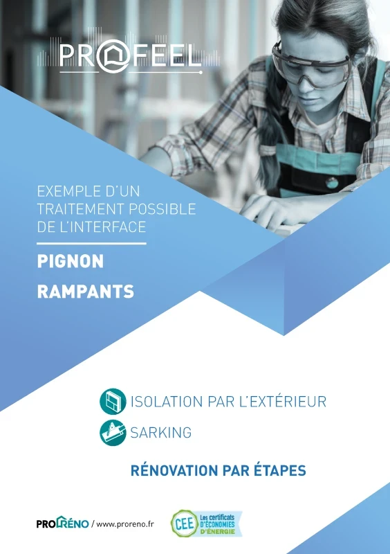 Calepin Interface | Sarking et mur pignon isolé par l’extérieur (ITE) - Rénovation par étapes de PROFEEL - Miniature Page 1