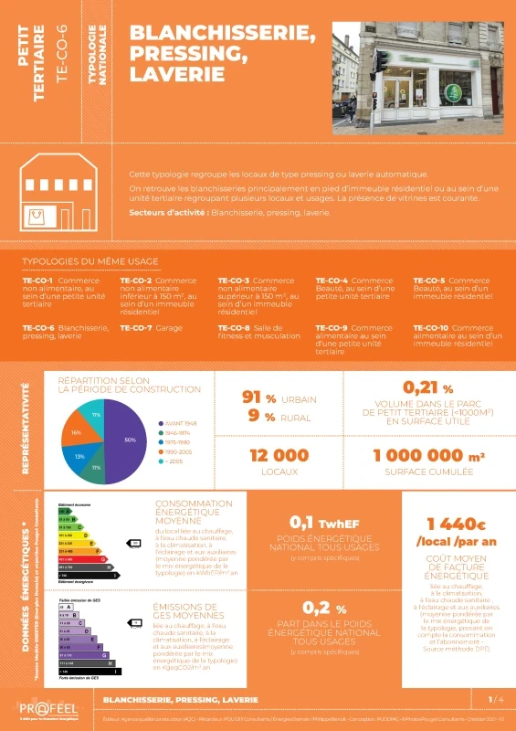FICHE TYPOLOGIE (analyse du parc existant) TE-CO-6 de PROFEEL - Page 1