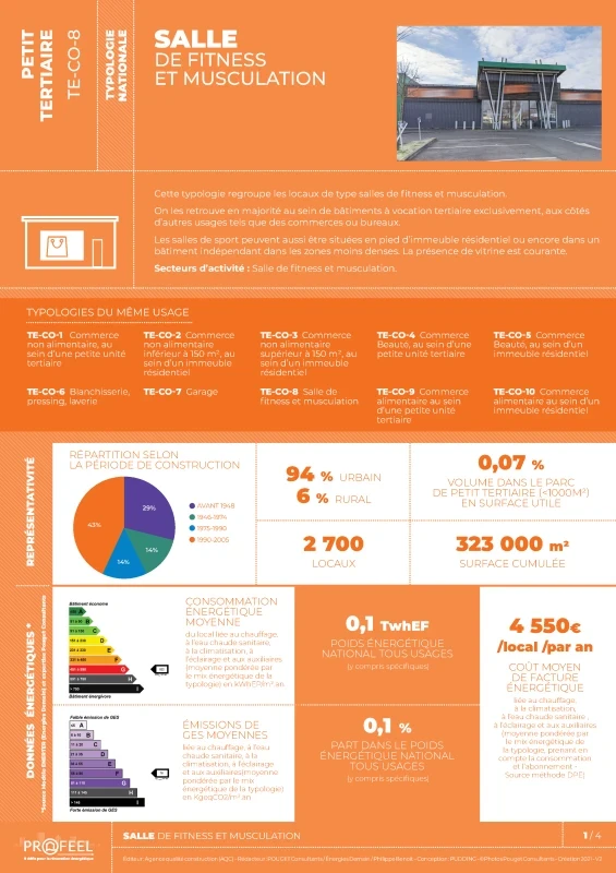 FICHE TYPOLOGIE (analyse du parc existant) TE-CO-8 de PROFEEL - Page 1