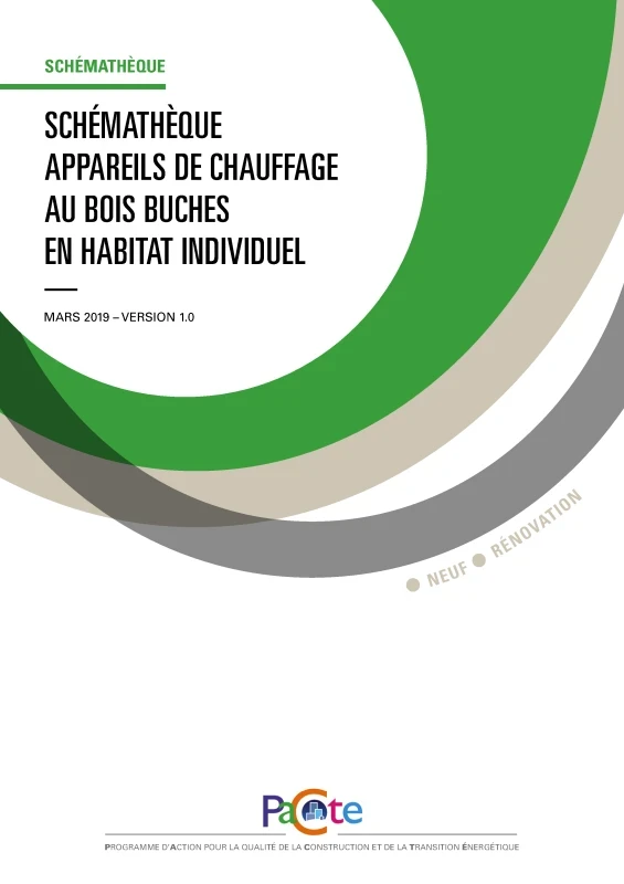 Schémathèque appareils de chauffage au bois bûches en habitat individuel de PROFEEL - Page 1 Schémathèque appareils de chauffage au bois bûches en habitat individuel de PROFEEL - Page 1