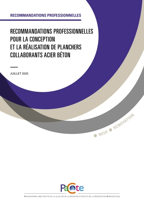 Recommandations professionnelles pour la conception et la réalisation de planchers collaborants acier béton de PROFEEL - Page 1 Recommandations professionnelles pour la conception et la réalisation de planchers collaborants acier béton de PROFEEL - Page 1