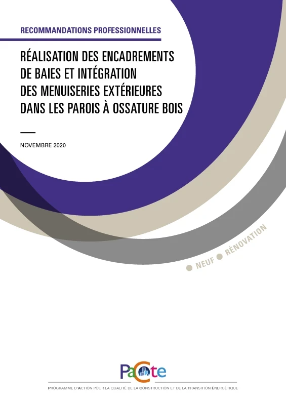 Réalisation des encadrements de baies et intégration des menuiseries extérieures dans les parois à ossature bois de PROFEEL - Page 1 Réalisation des encadrements de baies et intégration des menuiseries extérieures dans les parois à ossature bois de PROFEEL - Page 1
