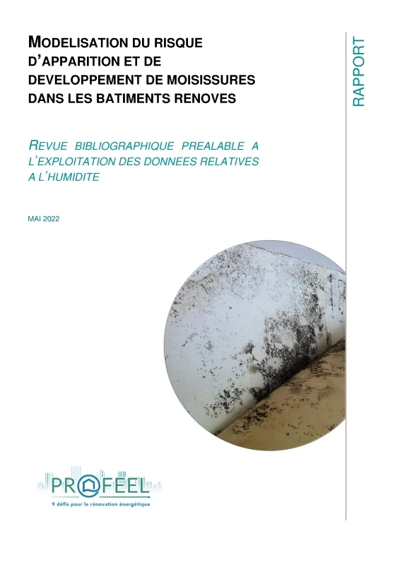 Rapport "Modélisation du risque potentiel d’apparition de moisissures et de leur éventuel développement" (revue bibliographique) de PROFEEL - Page 1