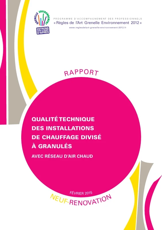 Qualité technique des installations de chauffage divisé à granulés avec réseau d'air chaud de PROFEEL - Page 1