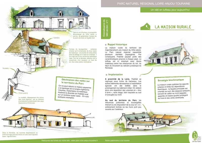 Référentiel technique "Un bâti en tuffeau pour aujourd'hui" - La maison rurale de PROFEEL - Page 1 Référentiel technique "Un bâti en tuffeau pour aujourd'hui" - La maison rurale de PROFEEL - Page 1