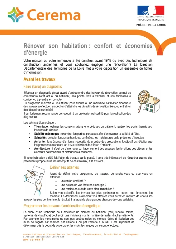La rénovation du bâti ancien : confort et économies d'énergie de PROFEEL - Page 1