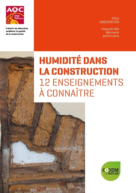Humidité dans la construction - 12 enseignements à connaitre de PROFEEL - Page 1
