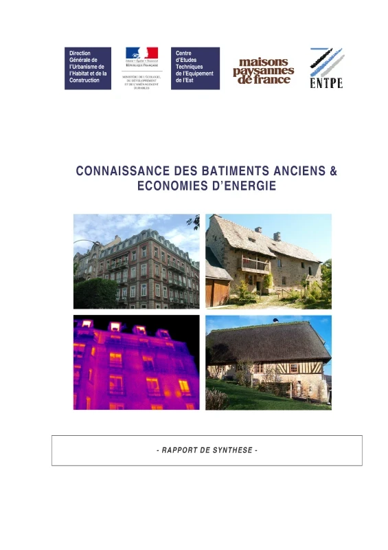 Connaissance des bâtiments anciens et économies d'énergie de PROFEEL - Page 1 Connaissance des bâtiments anciens et économies d'énergie de PROFEEL - Page 1