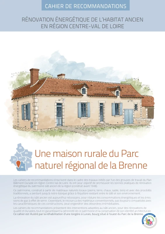 Cahier de recommandations - Rénovation énergétique de l'habitat ancien en région Centre-Val de Loire de PROFEEL - Page 1