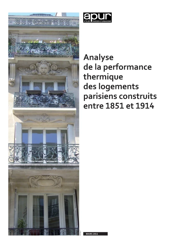 Analyse de la performance thermique des logements parisiens construits entre 1851 et 1914 de PROFEEL - Page 1