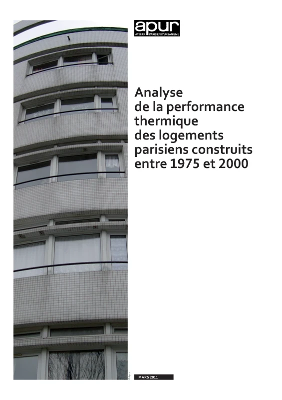 Analyse de la performance thermique des logements parisiens construits entre 1975 et 2000 de PROFEEL - Page 1