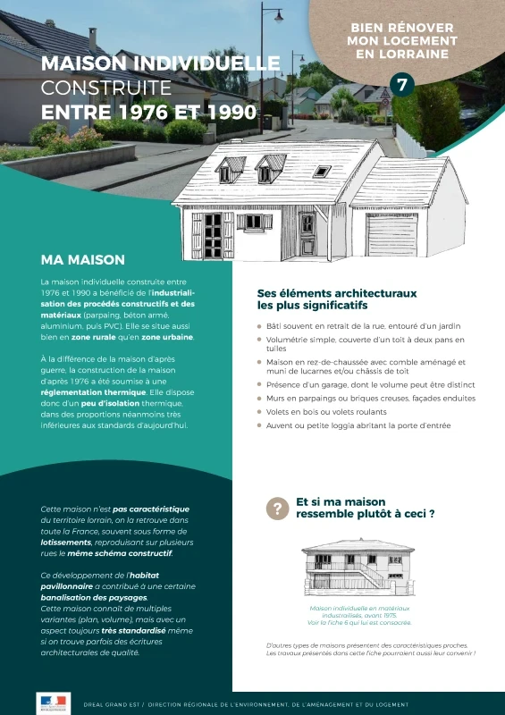 Bien rénover mon logement en Lorraine_Maison individuelle construite entre 1976 et 1990 de PROFEEL - Page 1