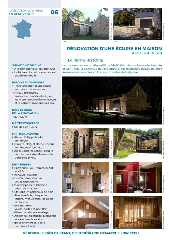 Fiche d'opération LowTech - Transformation écurie de PROFEEL - Page 1
