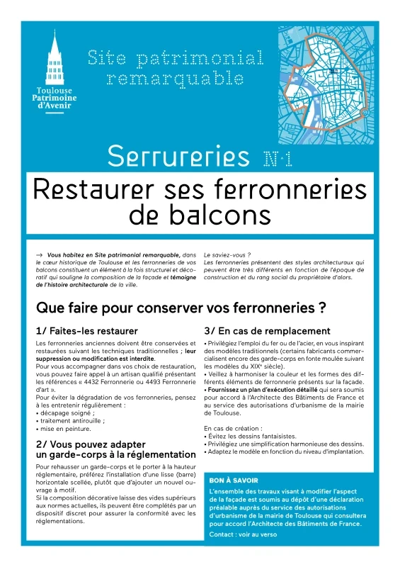 Restaurer ses ferroneries de balcon de PROFEEL - Page 1