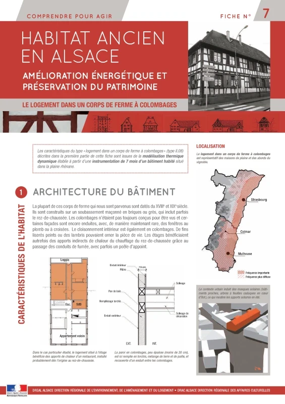 Habitat ancien en Alsace : Amélioration énergétique et préservation du patrimoine - Le logement dans un corps de ferme à colombages de PROFEEL - Page 1 Habitat ancien en Alsace : Amélioration énergétique et préservation du patrimoine - Le logement dans un corps de ferme à colombages de PROFEEL - Page 1