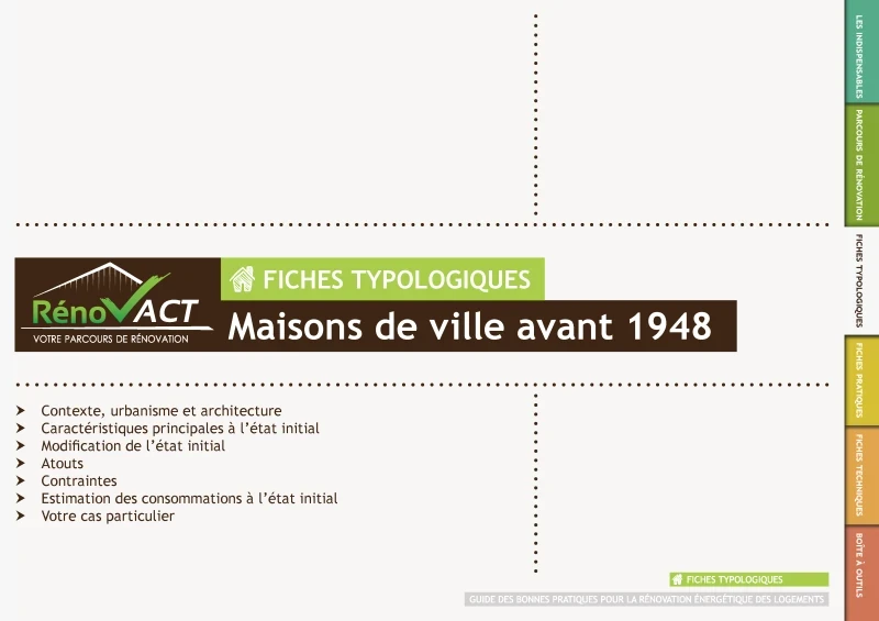 Programme Rénov’ACT - maisons de ville avant 1948 de PROFEEL - Page 1
