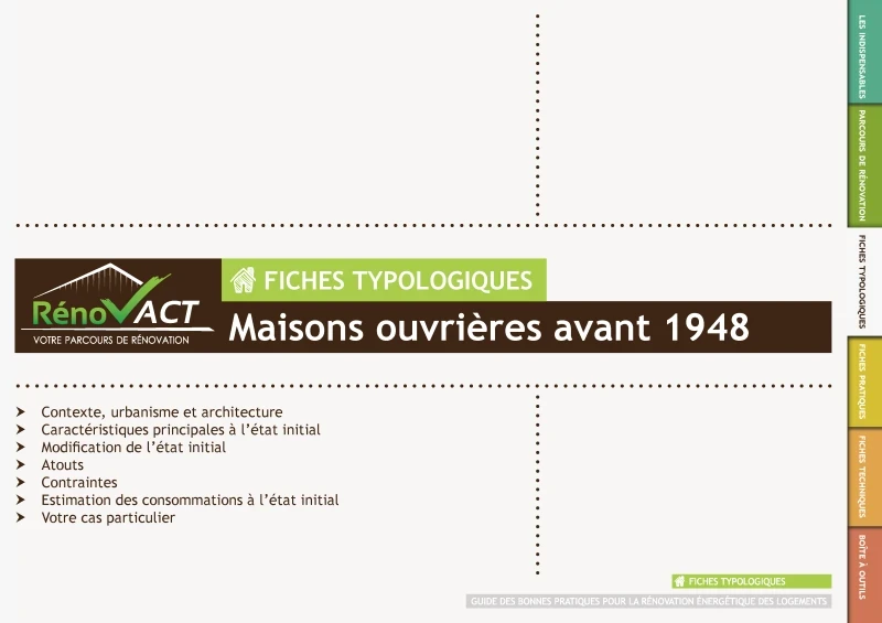 Programme Rénov’ACT - maisons ouvrières avant 1948 de PROFEEL - Page 1
