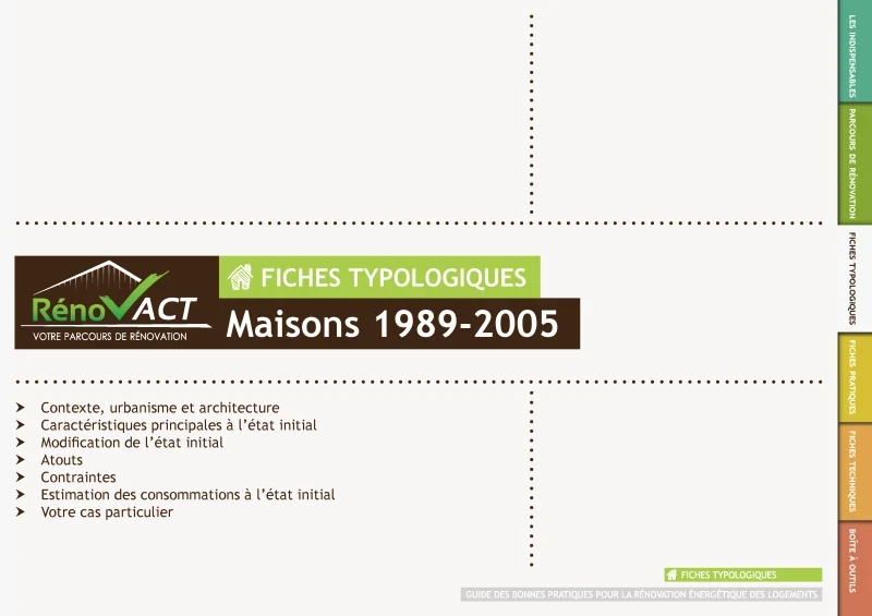 Programme Rénov’ACT - maisons 1989-2005 de PROFEEL - Page 1