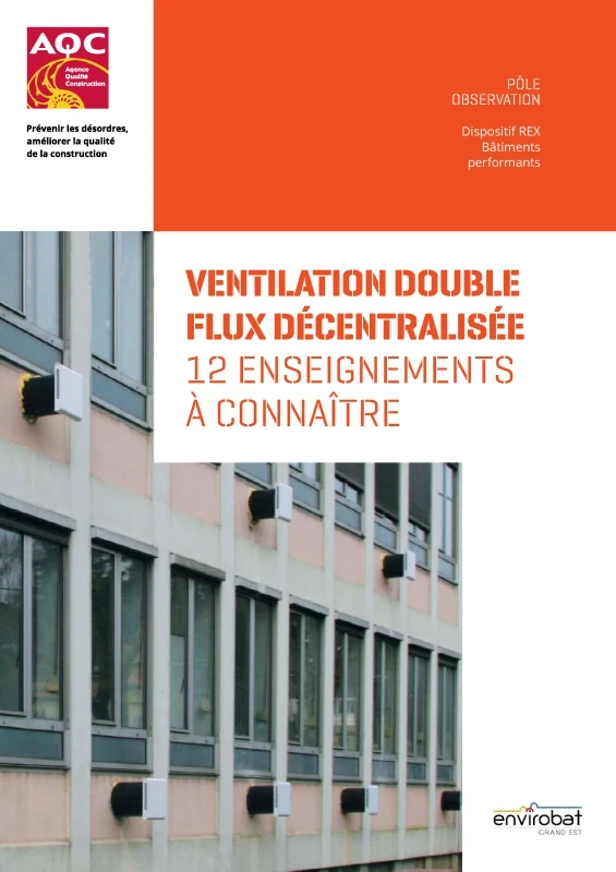 Ventilation double flux décentralisée – 12 enseignements à connaître de PROFEEL - Page 1