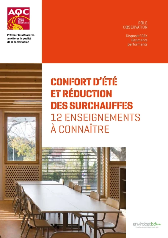 Confort d'été et réduction des surchauffes - 12 enseignements à connaître de PROFEEL - Page 1 Confort d'été et réduction des surchauffes - 12 enseignements à connaître de PROFEEL - Page 1