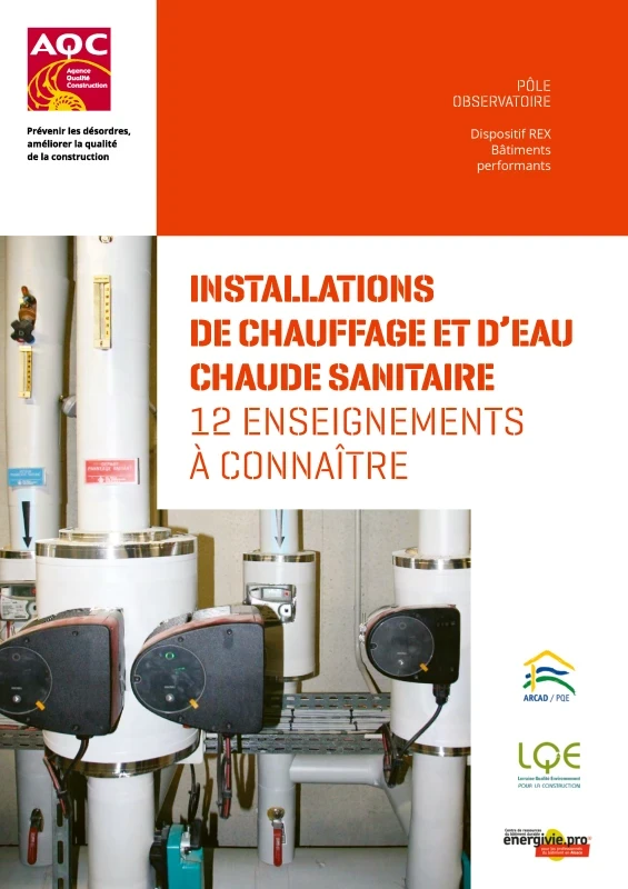 Installations de chauffage et d’eau chaude sanitaire – 12 enseignements à connaître de PROFEEL - Miniature Page 1