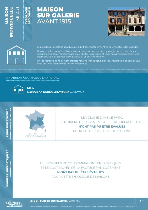 FICHE TYPOLOGIE (analyse du parc existant) MI-4-d de PROFEEL - Page 1