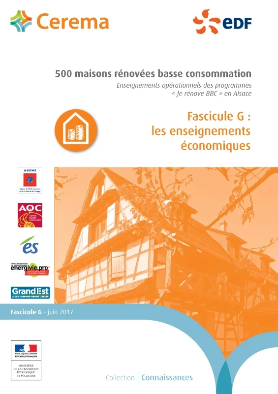 « Je rénove BBC » en Alsace - Enseignements économiques de PROFEEL - Page 1